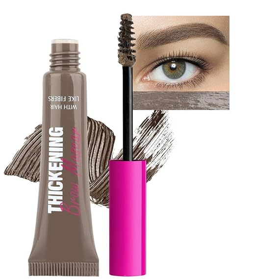 Kaely Thickening Brow Mascara, Tinted Eyebrow Gel Waterproof, Eyebrow Color Makeup, Vegan, Cruelty Free, maquillaje gel para cejas a prueba de agua, 05 Cool Ash Brown
