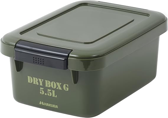 Hakuba DBG55OVD 33615 Moisture-Proof Box, G, 1.6 gal (5.5 L), Green, Mold Protection, Moisture Protection