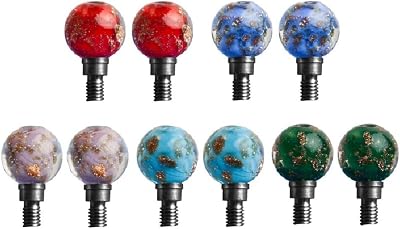 HiyaHiya Interchangeable Cable Glass Bead Stoppers for Small Cable