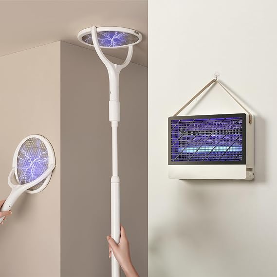 Electric Fly Swatter + Bug Zapper Indoor