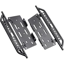 RC Crawler Pedals RC Side Board RC Steps Plate Rock Sliders Running Boards Foot-Plate for 1/10 Axial SCX10 SCX10 II 90046 Body Shell