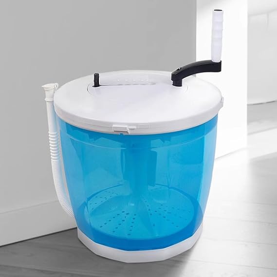 Mini Washing Machine for Camping, Mini Washing Machine with Spin Dryer, Portable Washer for Apartment, RV, Laundry, Camping, Travel, Hotel, Underwear, Personal, Baby, Pet