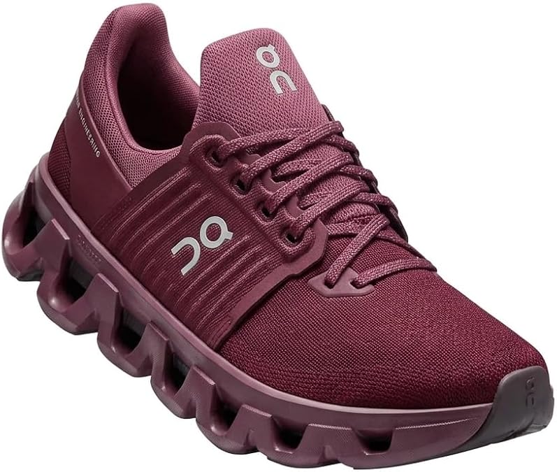 On Women's Cloudswift 4 AD Sneakers, Maroon/Maroon, 8 Medium US