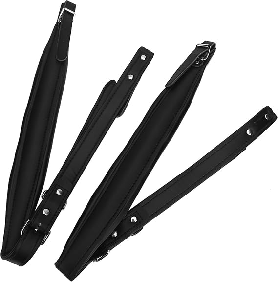 Accordion Harness Straps, Adjustable Shoulder Belts Straps Musical Instrument Accessories Shoulder Harness Straps for 16-120 Accordion Accordions, Thickened Synthetic Leather