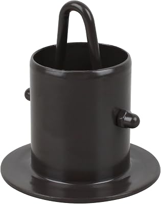 Rain Chain Gutter Adapter, Replacement Downspout for Gutters Black Aluminum （55mm