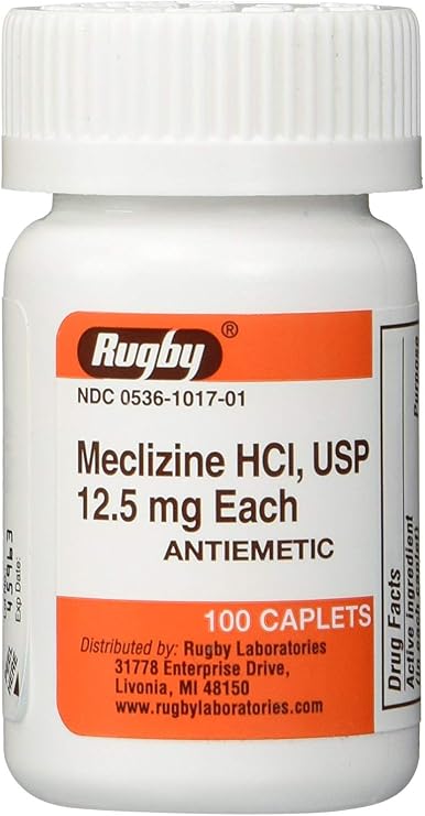 Meclizine 12.5mg (bt)