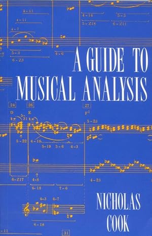 Cook:guide To Musical Analysis Paper