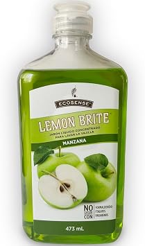 Melaleuca EcoSense Lemon Brite Dishwashing Liquid 16oz Apple Scented