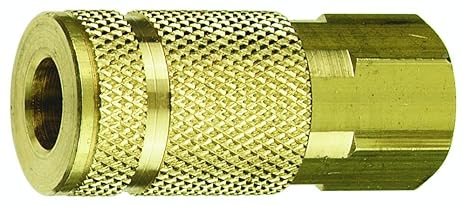 Tru-Flate 13-335 1/4" A Design x 1/4" FNPT Brass Coupler