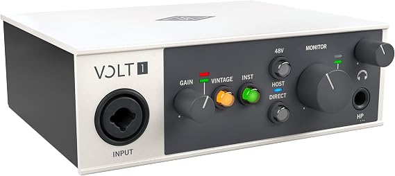 Universal Audio Volt 1 | Kayıt, podcast ve streaming için USB ses kartı