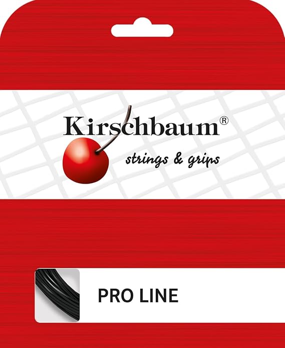 Kirschbaum Set Pro Line II Tennis String, 1.20mm/18-Gauge, Black