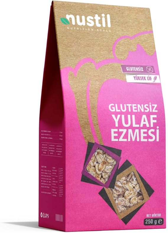 Nustil Nutrition Style Glutensiz Yulaf Ezmesi 250 Gr. (1 Paket)