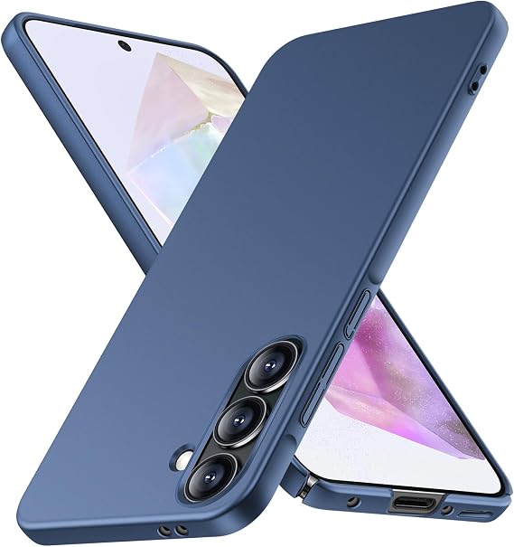 for Samsung Galaxy A36 5G Case,Ultra Thin Matte PC Hard Shell | Lens Protection,Simple Durable Slim Fit Phone Case,Hard Protective Cover, 6.7in Blue JUS13-45