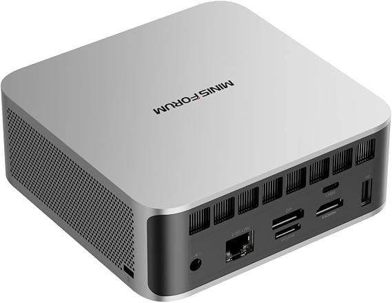 MINISFORUM M1 Pro-285H AI Mini PC, Intel Core Ultra 9 Processor 285H (16C/16T, Up to 5.4GHz), 64GB DDR5 RAM, 2TB M.2 PCIe4.0 SSD,USB4/RAID/OCuLink/Wi-Fi 7/BT 5.4, 4K Quad Display