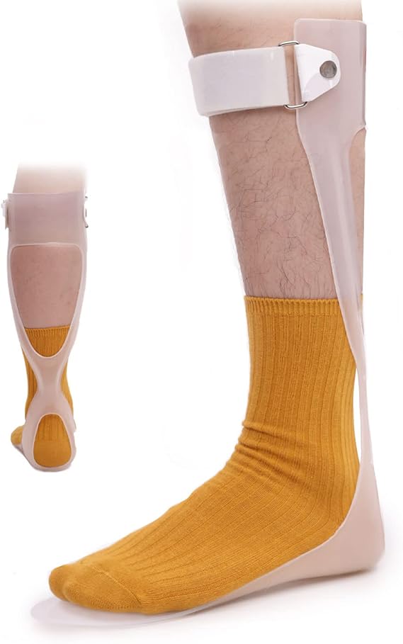 AFO Foot Drop Brace Ankle Foot Orthosis Medical Afo Walking with Shoes for Stroke Hemiplegia Men & Women Left/Right Foot (Small-Left)