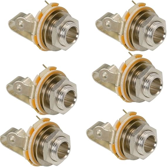 Switchcraft Output Jack, Mono - 6 pack