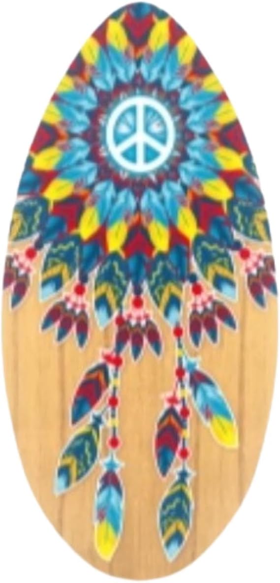 Skimboard Beach Toy Versatile Portable for Beginners Adults Wood Skim Board