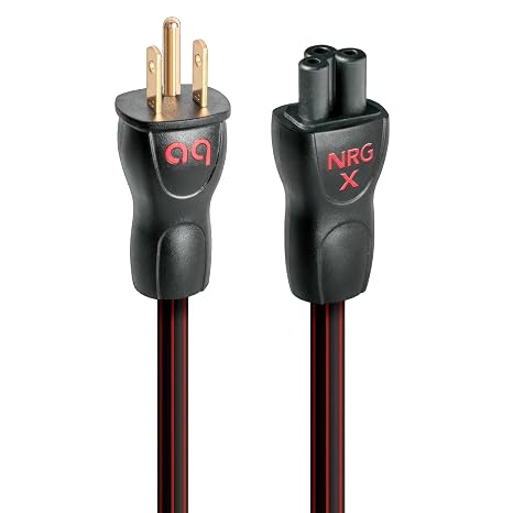 AudioQuest NRG-X3 Power Cable (2m, 1 x C5 > 1 x 3-Prong Wall Plug)