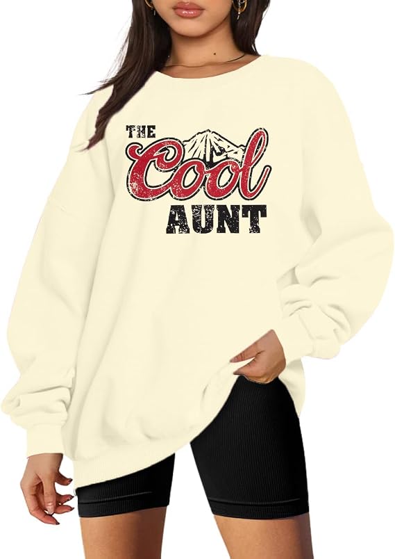 Women Mama Sweatshirt Mom Graphic Top Oversized Crewneck Long Sleeve Shirt