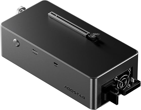 AOOSTAR AG02 External GPU Dock Station with USB4+OCULINK Ports and 800W PSU,EGPU Suitable for Graphics Cards Under 600W Power,eGPU Enclosure for RTX 4090, AMD RX 7900 XTX etc