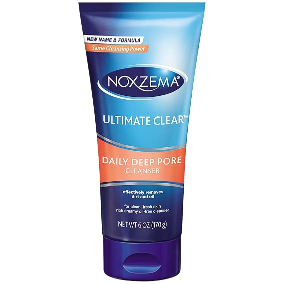 Noxzema Ultimate Clear Daily Deep Pore Cleanser 6 oz