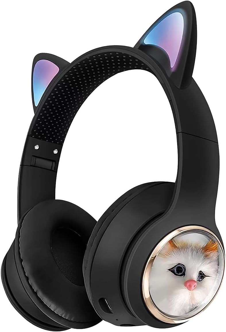 Sunix Wireless 5.3 Stereo Kedili Kulak Üstü Bluetooth Kulaklık Siyah BLT-45