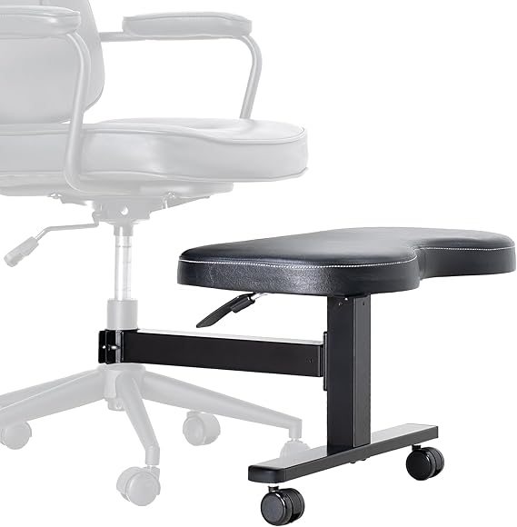 VIVO Black Retrofit Footrest for Office Chair, Chair-REST1