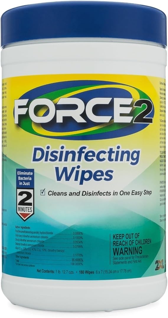 FORCE2 Disinfecting Wipes