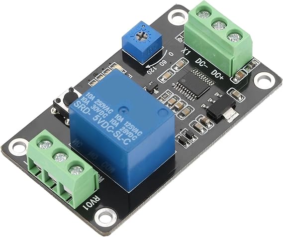 Timer Relay, Self Locking Delay On Off Time Switch Loop Module, Infinite Cycle Delay Timer Relay, Delay Relay for Electronic Experiment (DC5V)