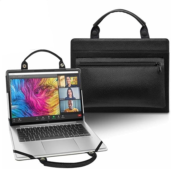 Laptop Case Cover for HP ZBook Firefly 14 G11/ZBook Firefly 14 G11 A/ZBook 8 G1i 14/ZBook 8 G1ak 14/ZBook 8 G1a 14 with Portable Bag Handle,Black