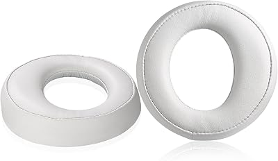Earpads Compatible with Sony PlayStation 3,PlayStation 4 Headset,PS3 PS4 PlayStation Gold Wireless Stereo CECHYA-0083 Stereo 7.1 Headphone 3Gen White