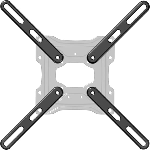 monTEK Steel VESA Mount Adapter Kit, Universal Extension Bracket Fits 32"-55" LCD LED TVs up to 66lbs, Conversion Kit Expands VESA Holes to 300x300 & 400x400, Includes 52 Mounting Hardware