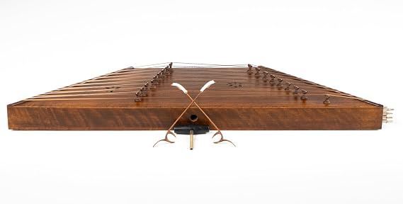 Santur 9 Bridges by Ghaznavi with Hard Case, Tuning Key, Mezrabs and strings