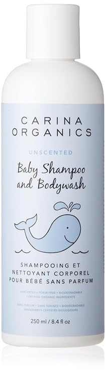 Carina Organics Unscented Baby Shampoo & Body Wash