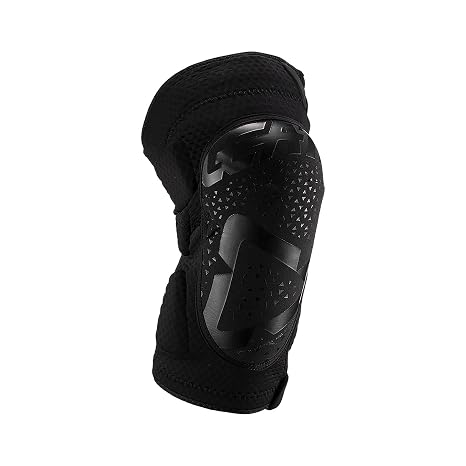 Leatt Knee Guard 3DF 5.0 Zip, Black, Large