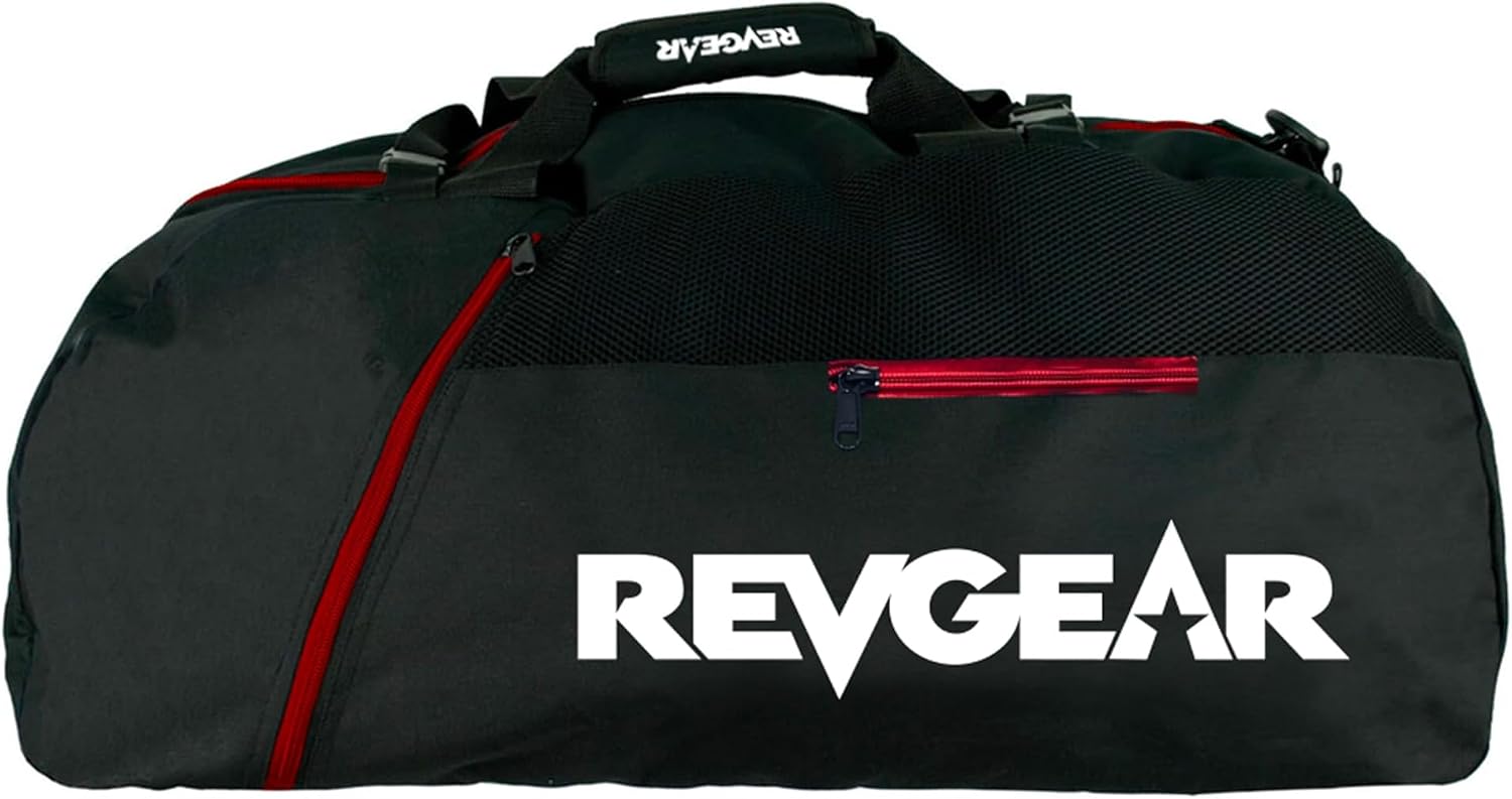 Revgear Convertible Duffel Backpack: Waterproof Gym Bag for Men & Women, Perfect Weekender, Travel, or Overnight Bag, Ideal for Gym Equipment & Personal Travel Essentials