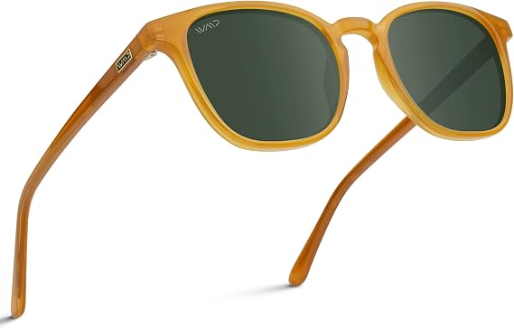 WearMe Pro Polarized Retro Rectangular Mens Sunglasses