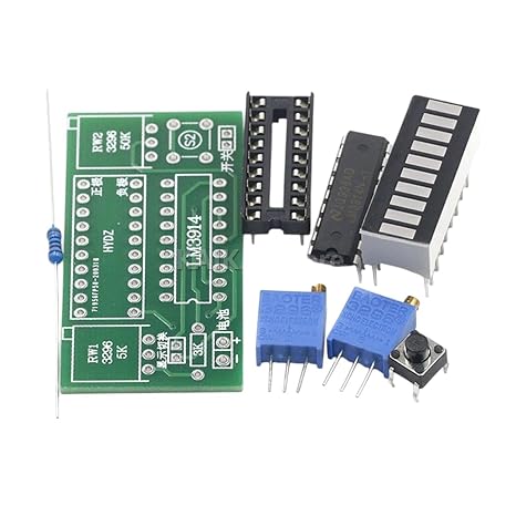 LM3914 10 Segment 3.7V Lithium 12V Bottery Capacity Indicator Module Power Level Tester LED Display Electronic DIY Kits New for Arrival 2025 High for Quality