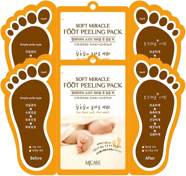Mjcare Miracle Foot Peeling Pack - Çorap Tipi Ayak Peeling Maskesi 2'li