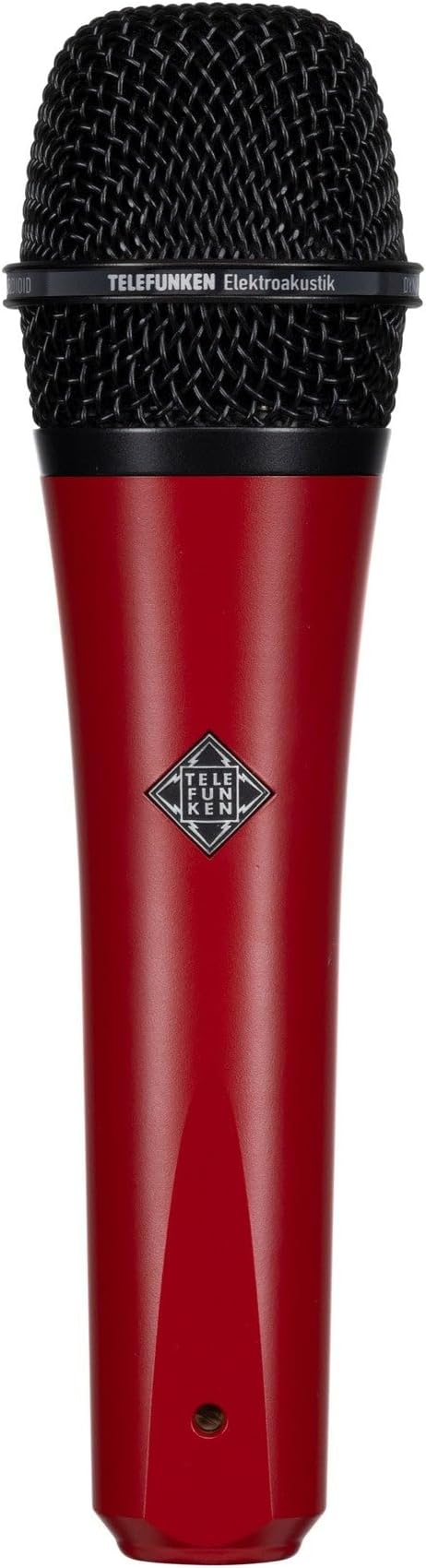 Telefunken M80 Custom Handheld Supercardioid Dynamic Vocal Microphone, Red Body with Black Grille