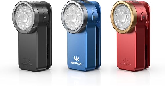 Wurkkos HD03 Mini Clip Light Black Blue and Red
