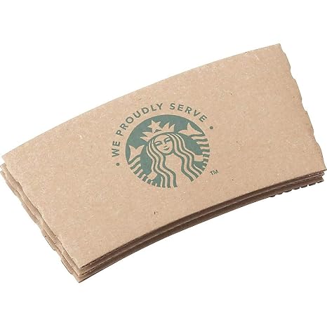 Starbucks, SBK12420977, Cup Sleeve, 1380 / Carton, Brown,Kraft