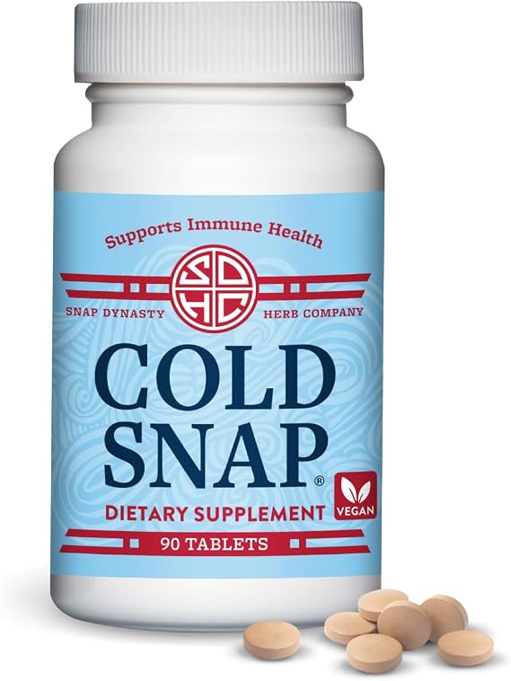 Snap Dynasty Cold Snap - 90ct Tablets, Vegan Plant Based Immune Support Supplement