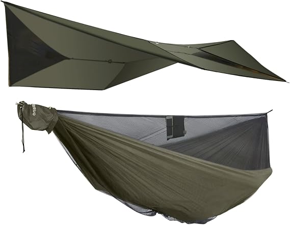 onewind Hammock Tarp Shelter Rainfly Kits Camping Tent -11' Hammock-12' Tarp