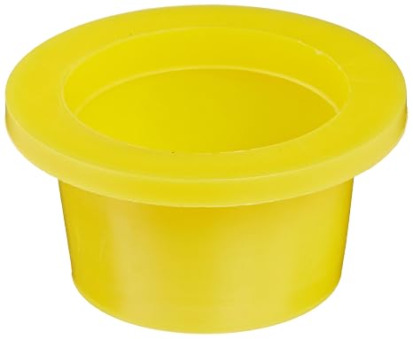 Chemglass CG-3021-03 Polyethylene Yellow Stoppers, 24/25 and 24/40 Joint (Pack of 100)