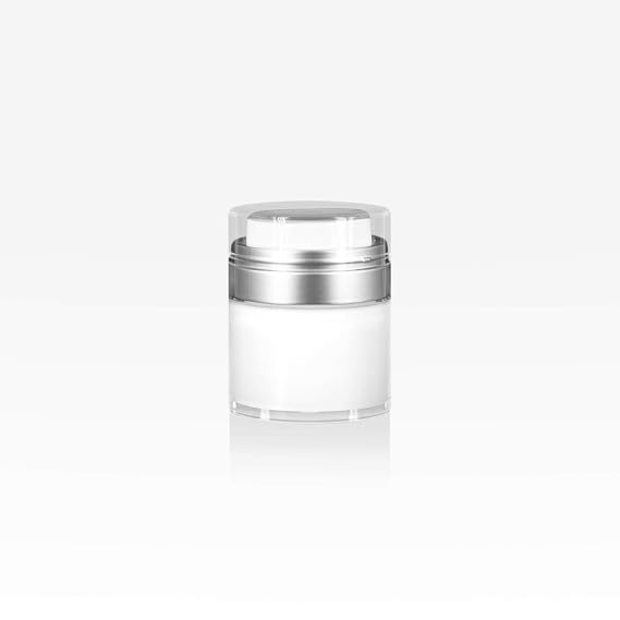 Cosmetic Packaging Now Echo Airless Jar (30 ML, Matte Silver)