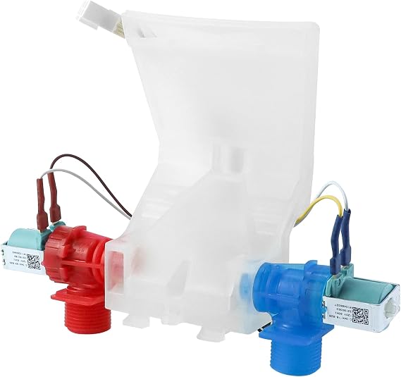 Upgraded W10144820 WPW10144820 rev b Washer Water Inlet Valve | Compatible with Whirlp-ool Ken-more May-tag Washing Machine Replace W10140911 AP6015761 AP4371093 W10311458 by Fetechmate