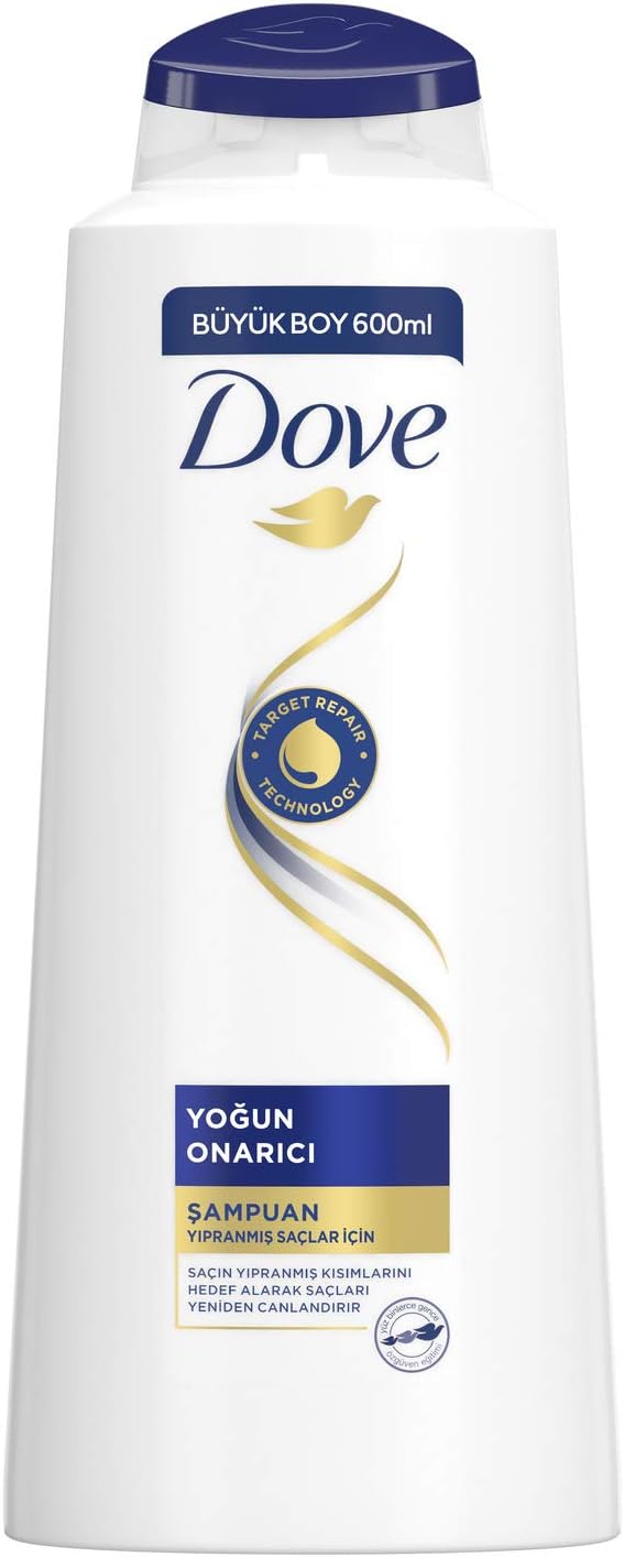 Dove Yoğun Onarıcı Saç Bakım Şampuan, 600 ML