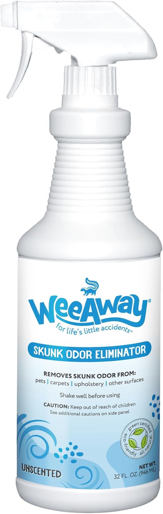 Wee Away Skunk Odor Eliminator, 32oz Unscented