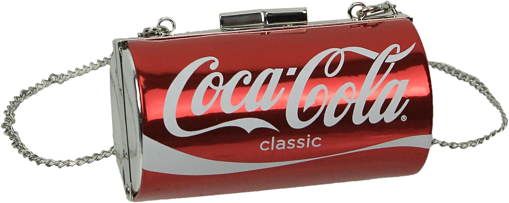 Licensed Coca-Cola Classic Can Evening Bag Coke Clutch Purse 4.75 Inches Long